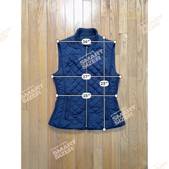 Zara Navy Quilted Equestrian Vest, Woman’s Small - Picture 7 of 7